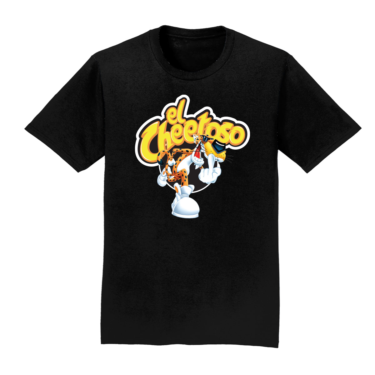 T shirt - EL CHEETOSO short sleeve Orange, Black
