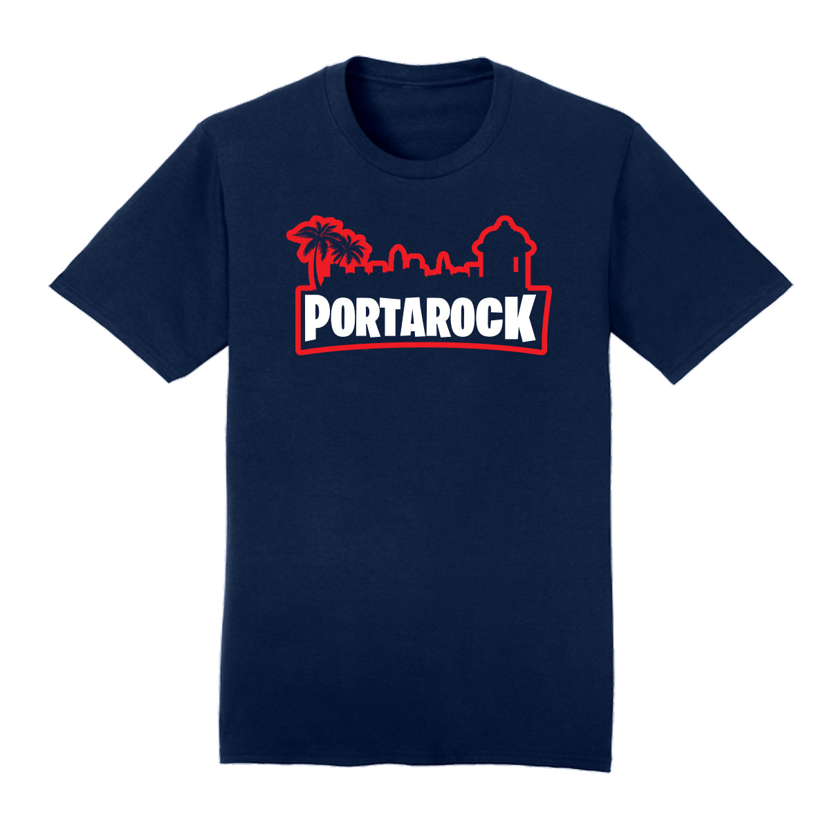 T shirt - PORTAROCK short sleeve - Royal, Black, White, Red, Navy