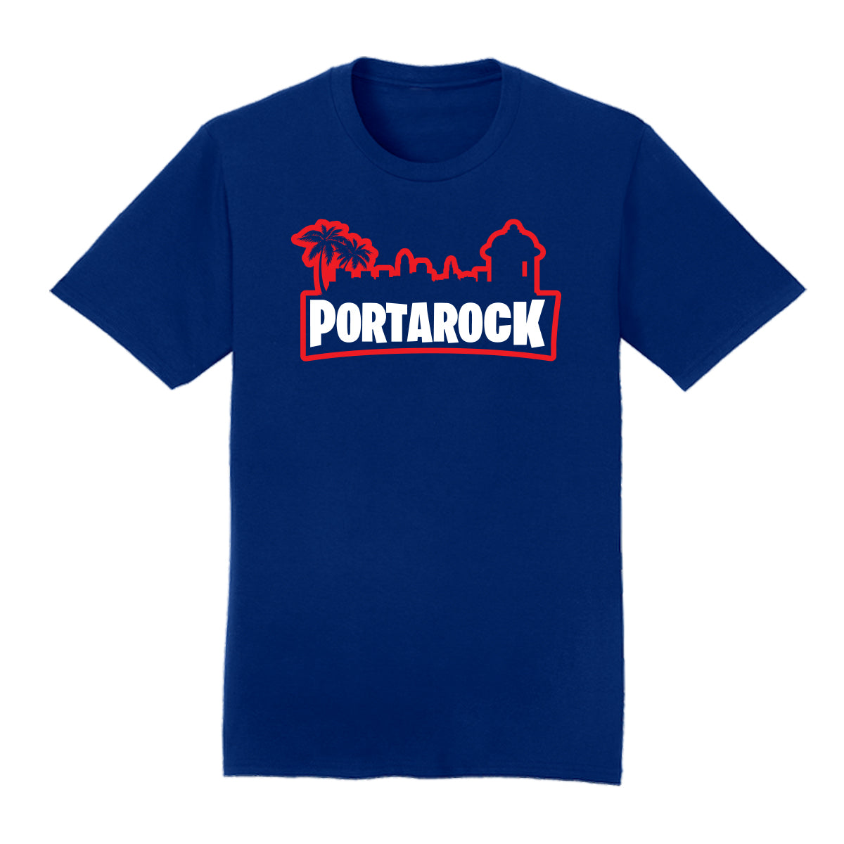 T shirt - PORTAROCK short sleeve - Royal, Black, White, Red, Navy